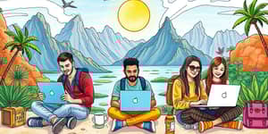 Nómadas digitales: El fenómeno que reconfigura el trabajo